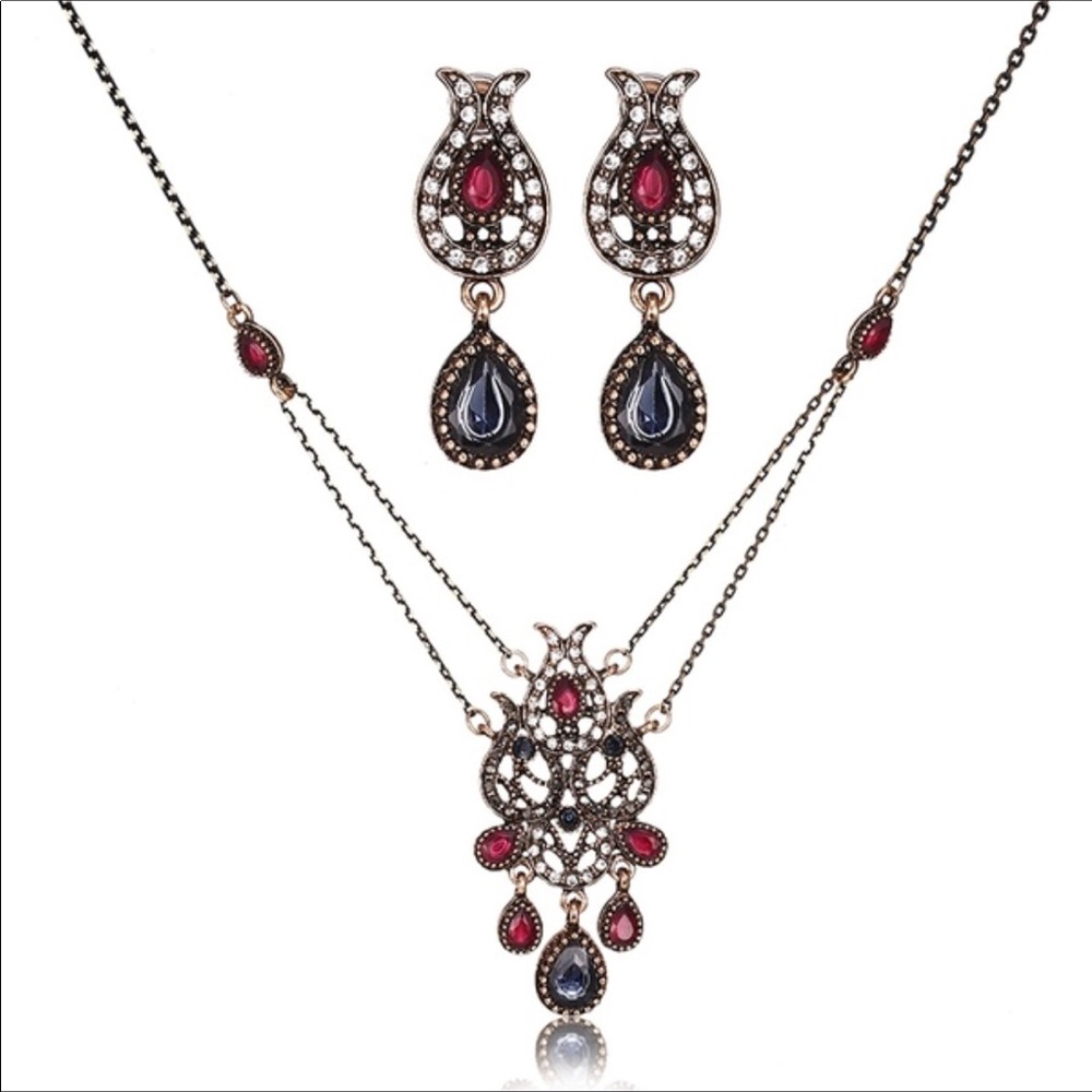 🌸Boho Crystal Rhinestone 3pcs Set🌸 - Picture 2 of 4